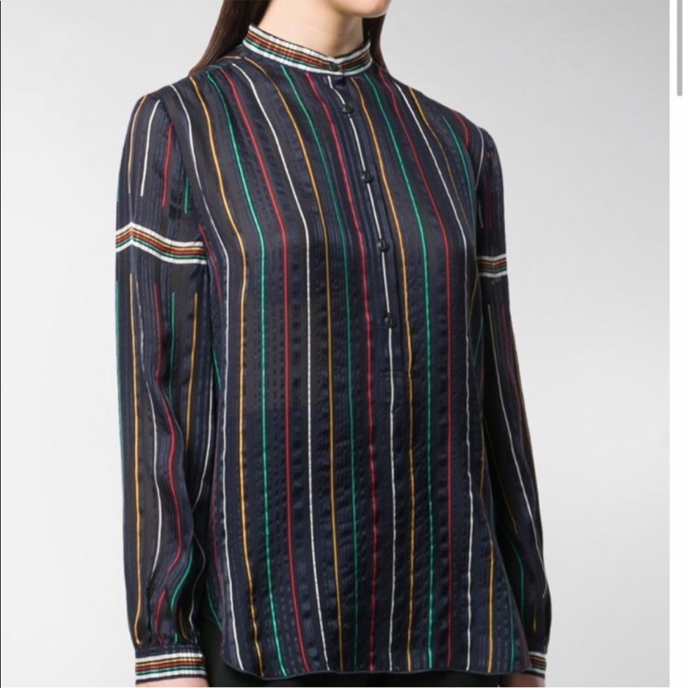 Rag & Bone Striped Button Down Long Sleeve